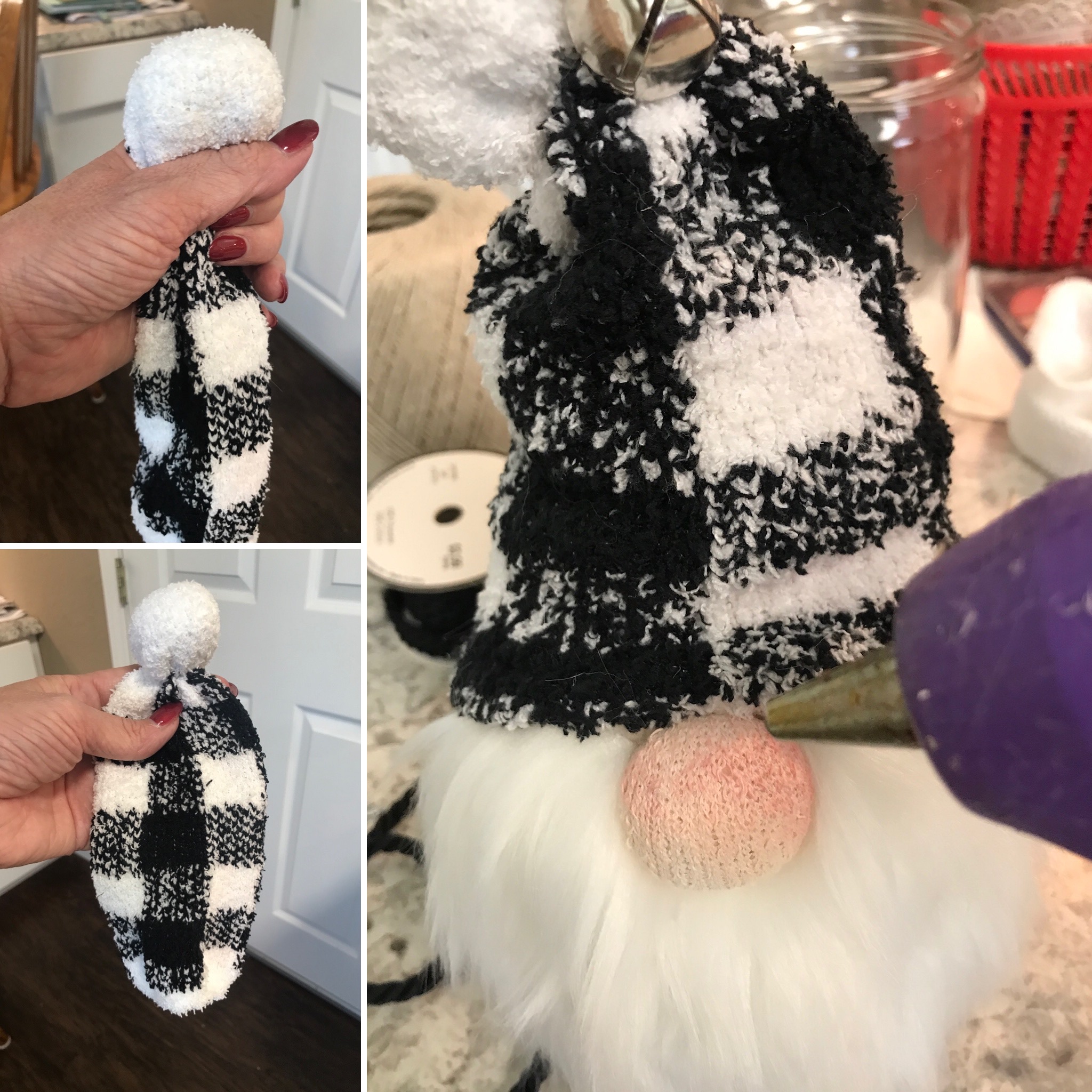 how to make a sock gnome