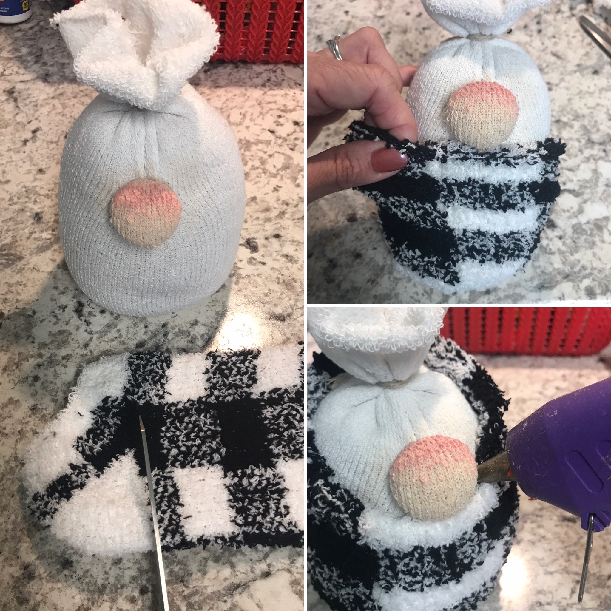 how to make a sock gnome