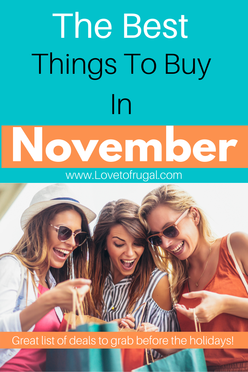 best things to buy in November