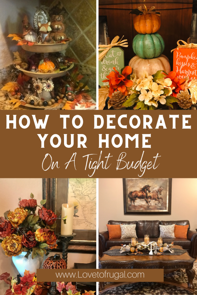 how to decorate on a tight budget