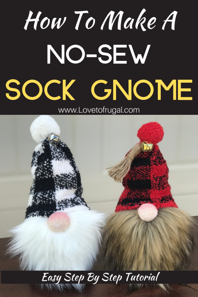 how to make a sock gnome