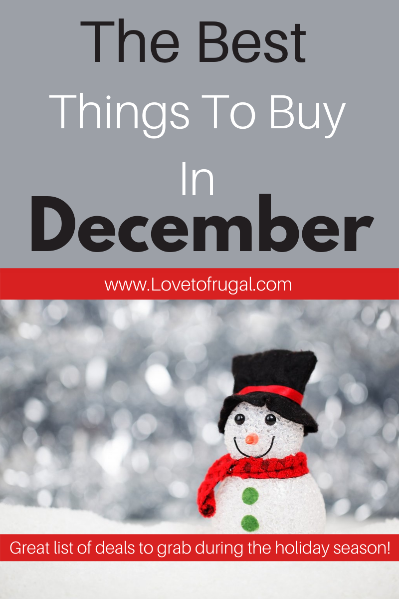 best things to buy in December