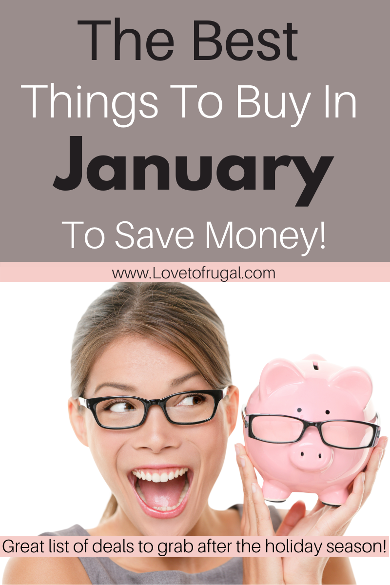 best things to buy in January
