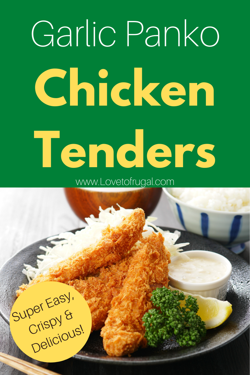 garlic panko chicken tenders