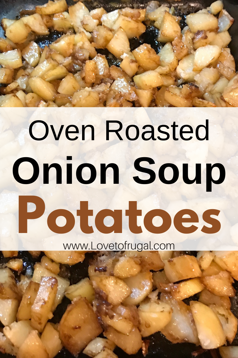 oven roasted onion soup potatoes