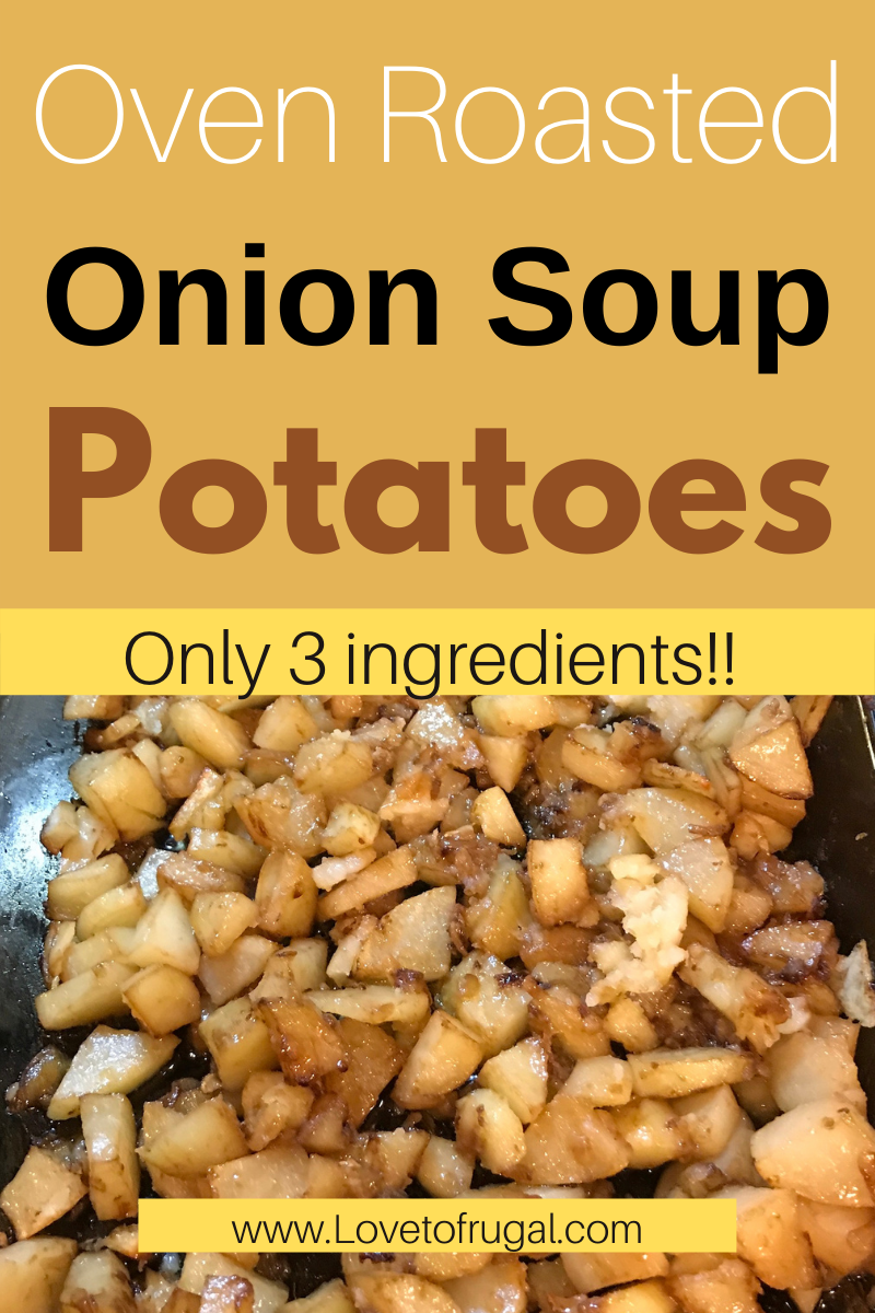 oven roasted onion soup potatoes
