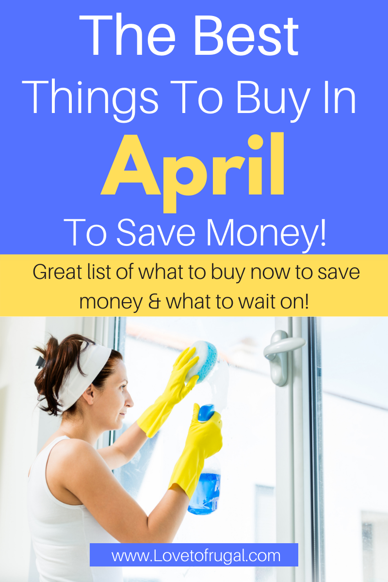 best things to buy in april