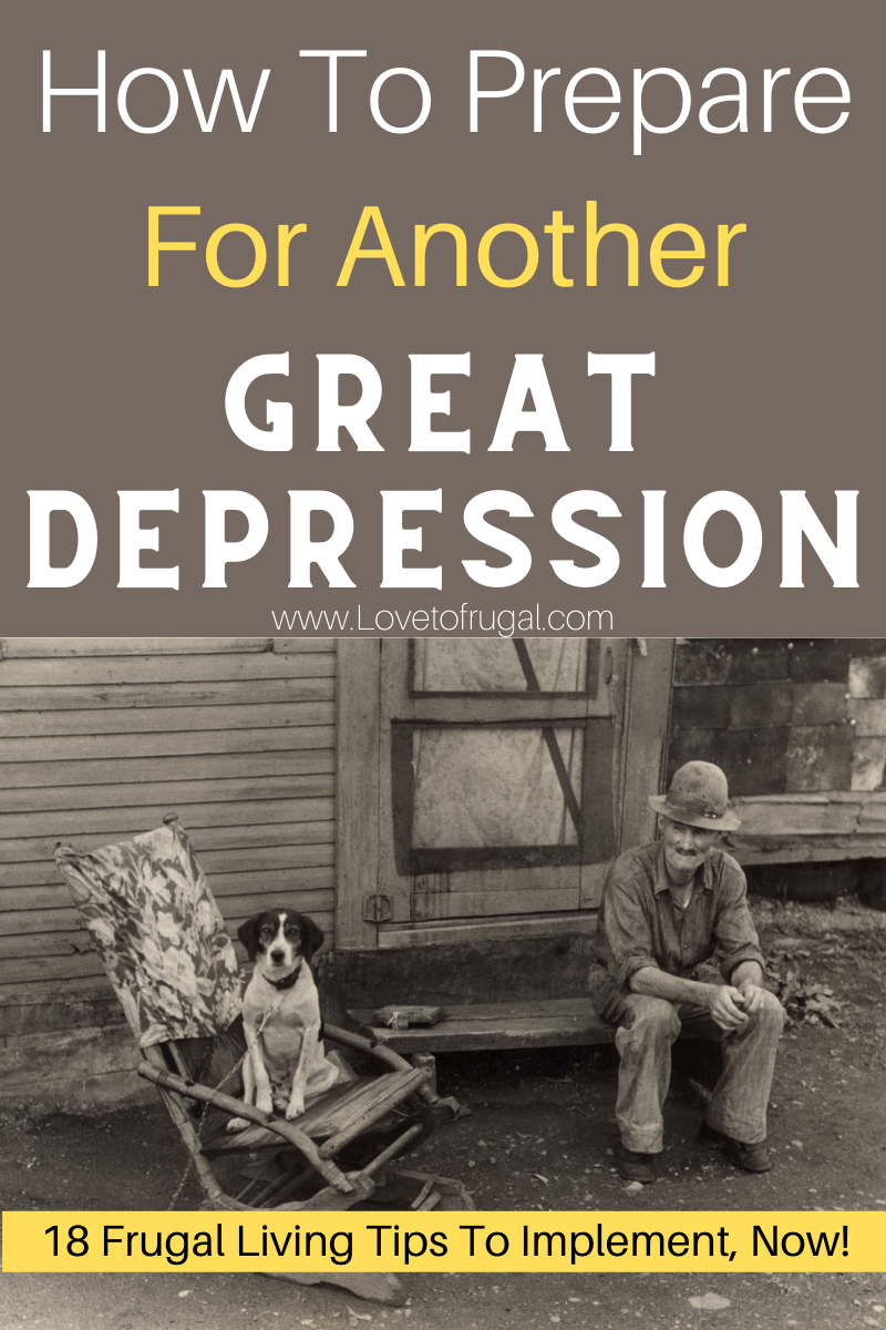 how to prepare for another great depression