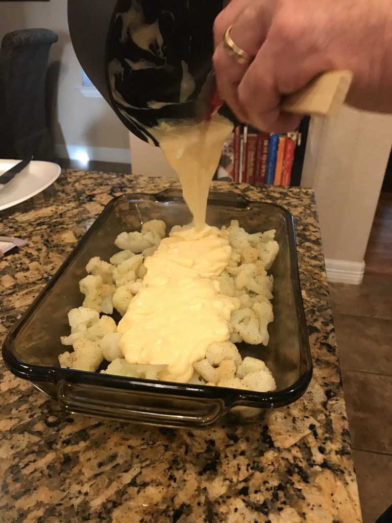cauliflower Mac and cheese