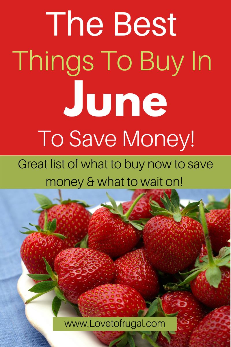 best things to buy in June