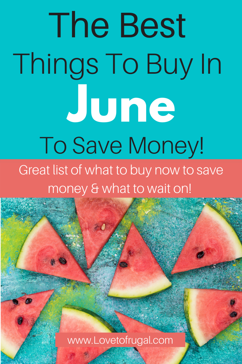 best things to buy in June