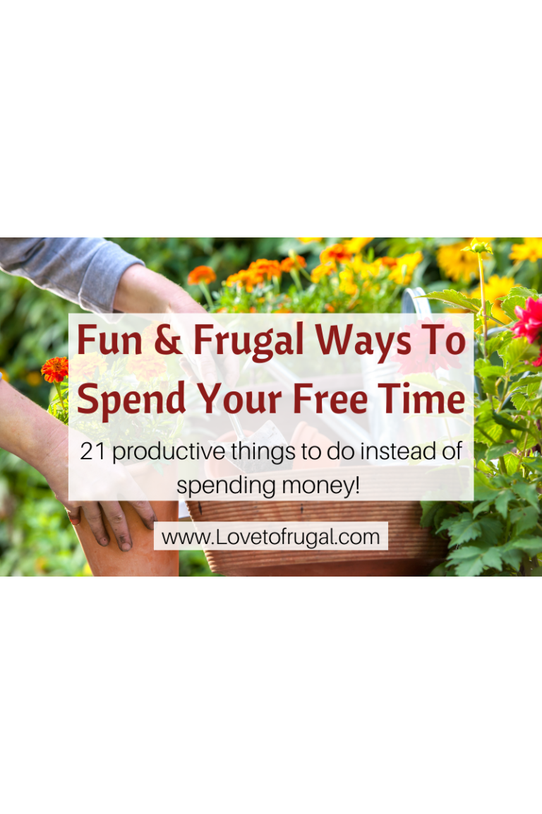 frugal ways to spend your free time