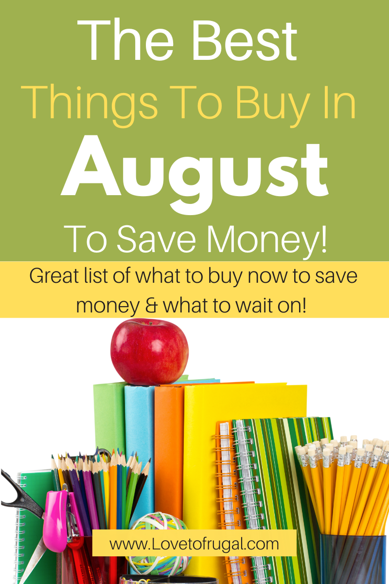 best things to buy in august