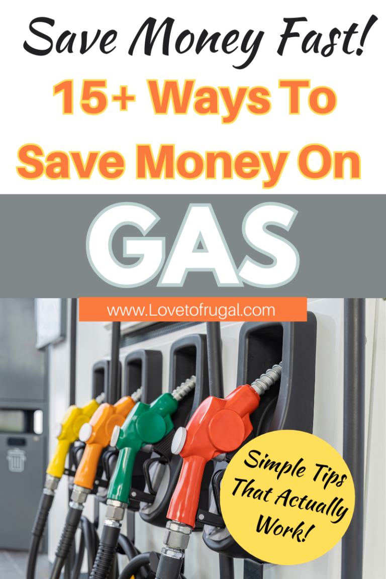 Ways To Save Money On Gas - Love To Frugal