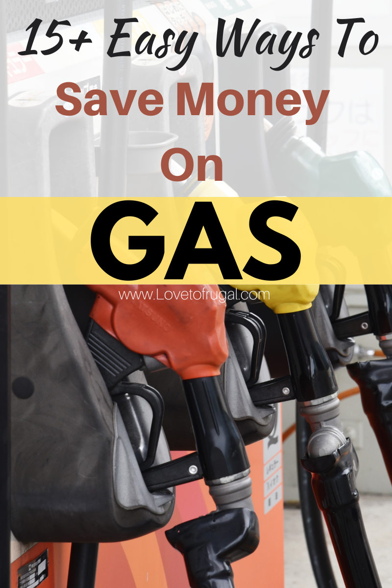 ways to save money on gas