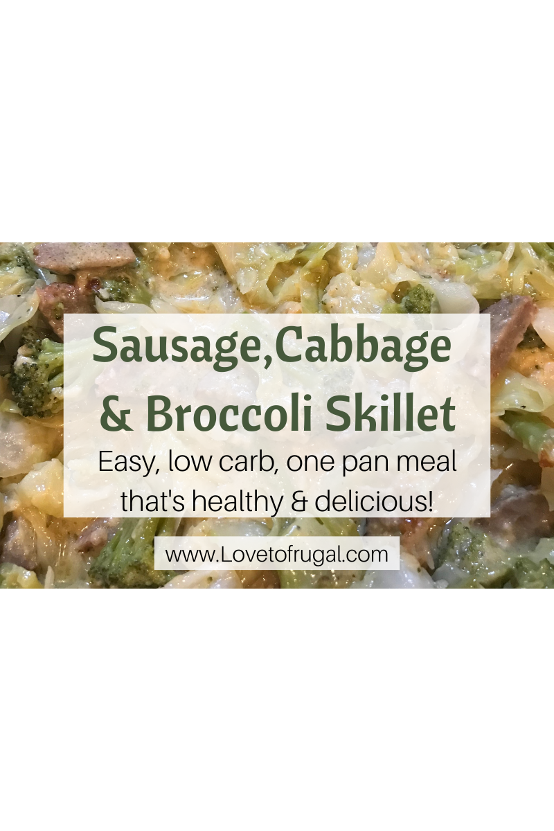 Sausage Cabbage Broccoli Skillet
