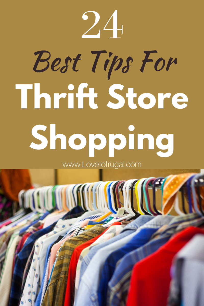 best tips for thrift store shopping