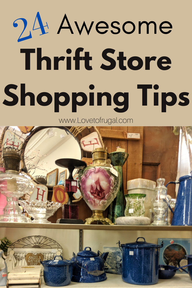 best tips for thrift store shopping