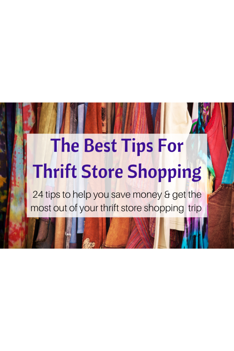 best tips for thrift store shopping