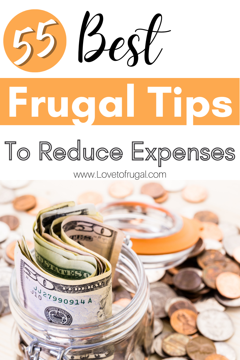 frugal tips to reduce expenses