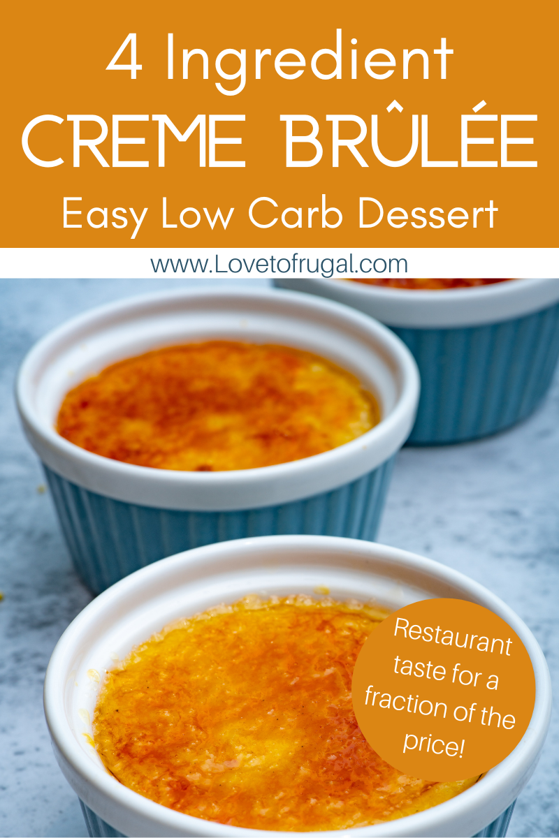 low carb Creme Brulee