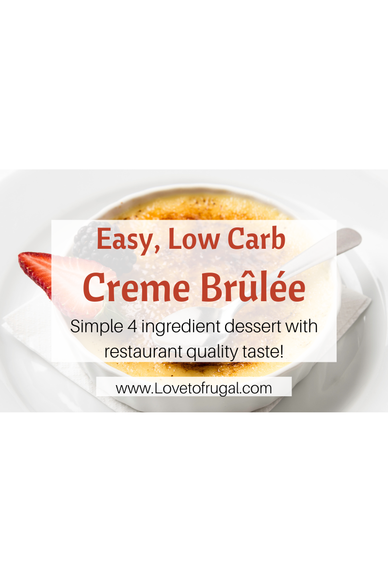 Low Carb Creme Brulee