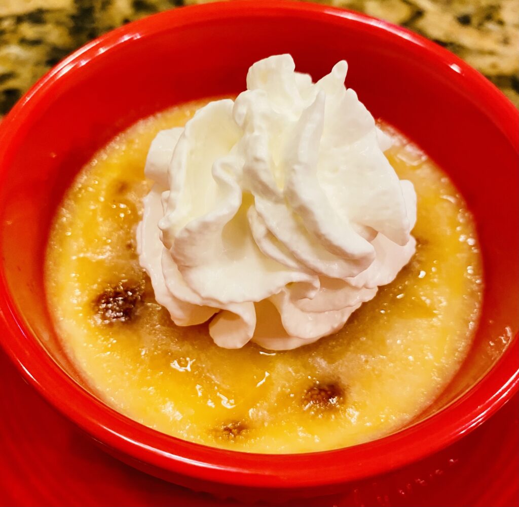 low carb Creme Brulee