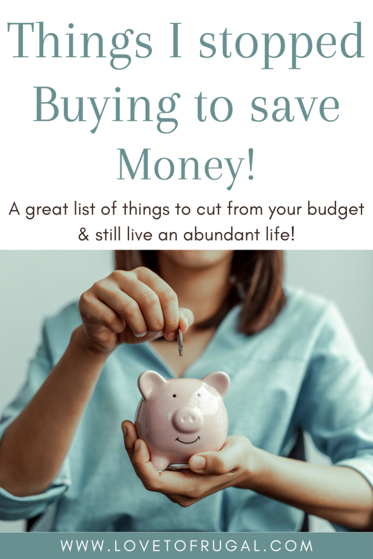 Things I Stopped Buying To Save Money And Build Wealth Love To Frugal