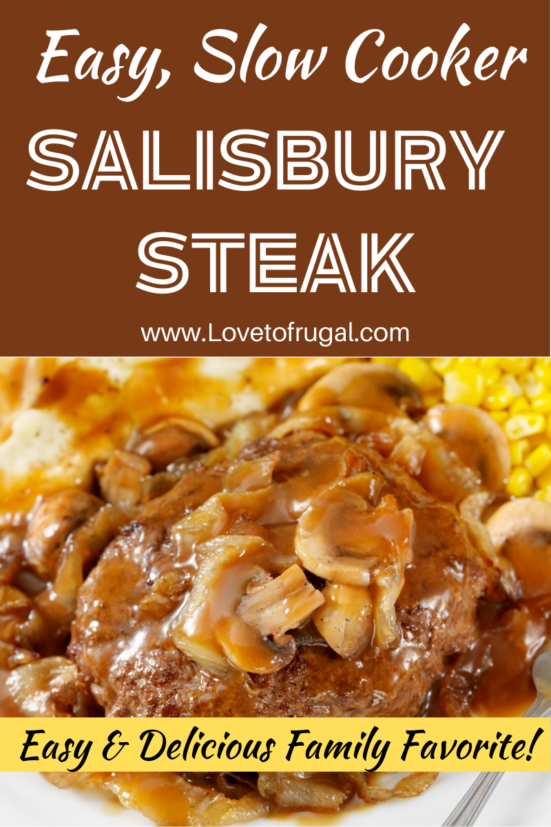 Slow Cooker Salisbury steak
