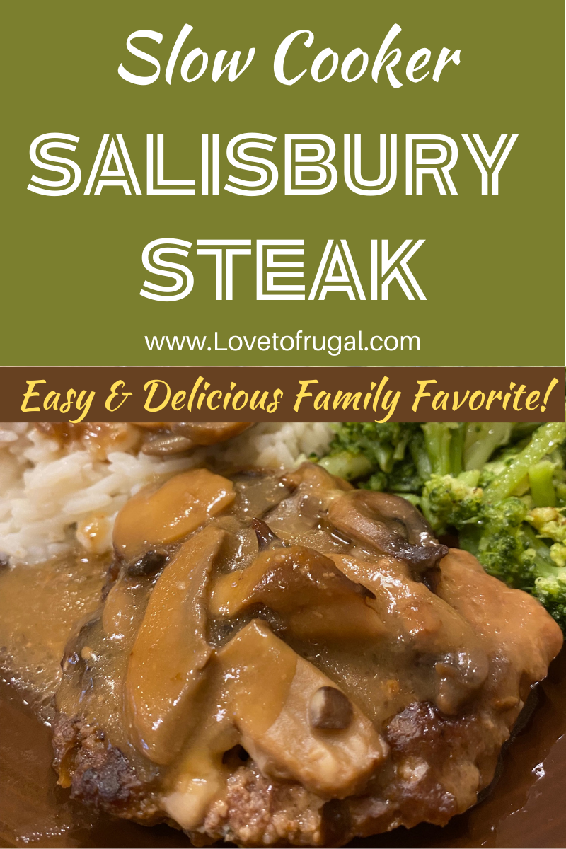 Slow Cooker Salisbury steak