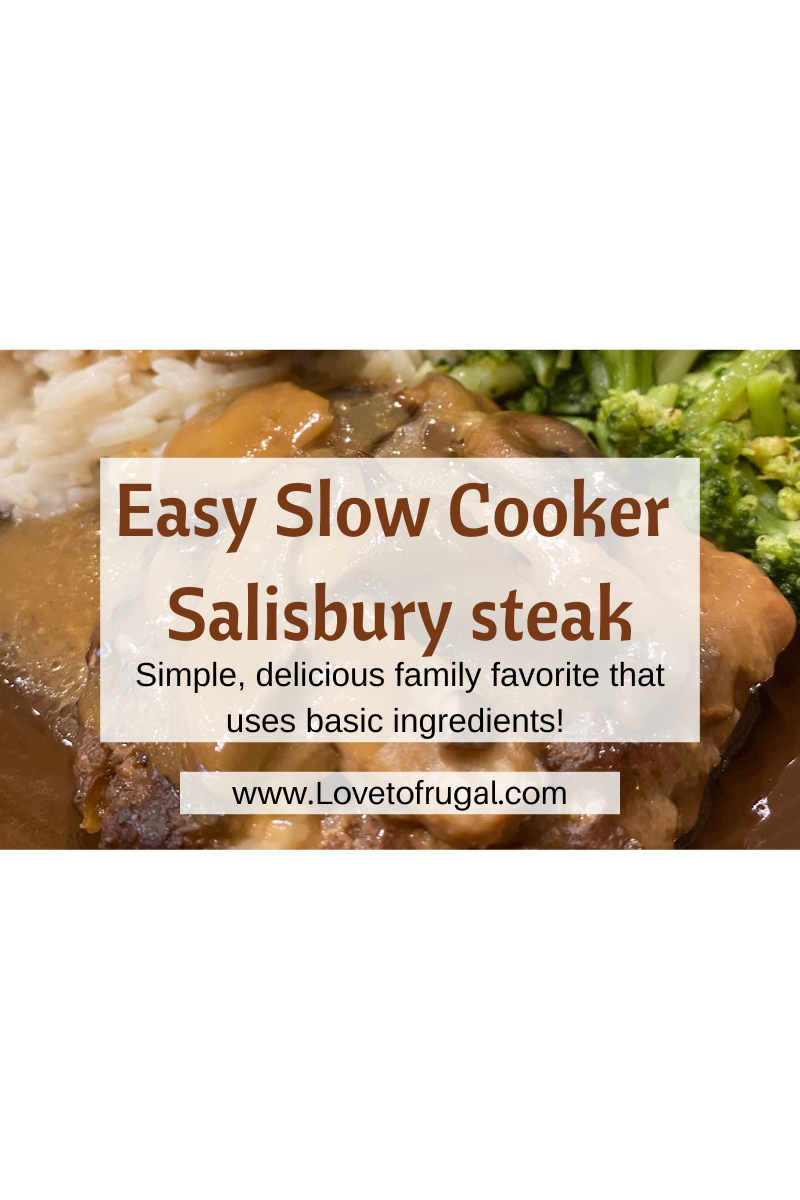 Slow Cooker Salisbury Steak