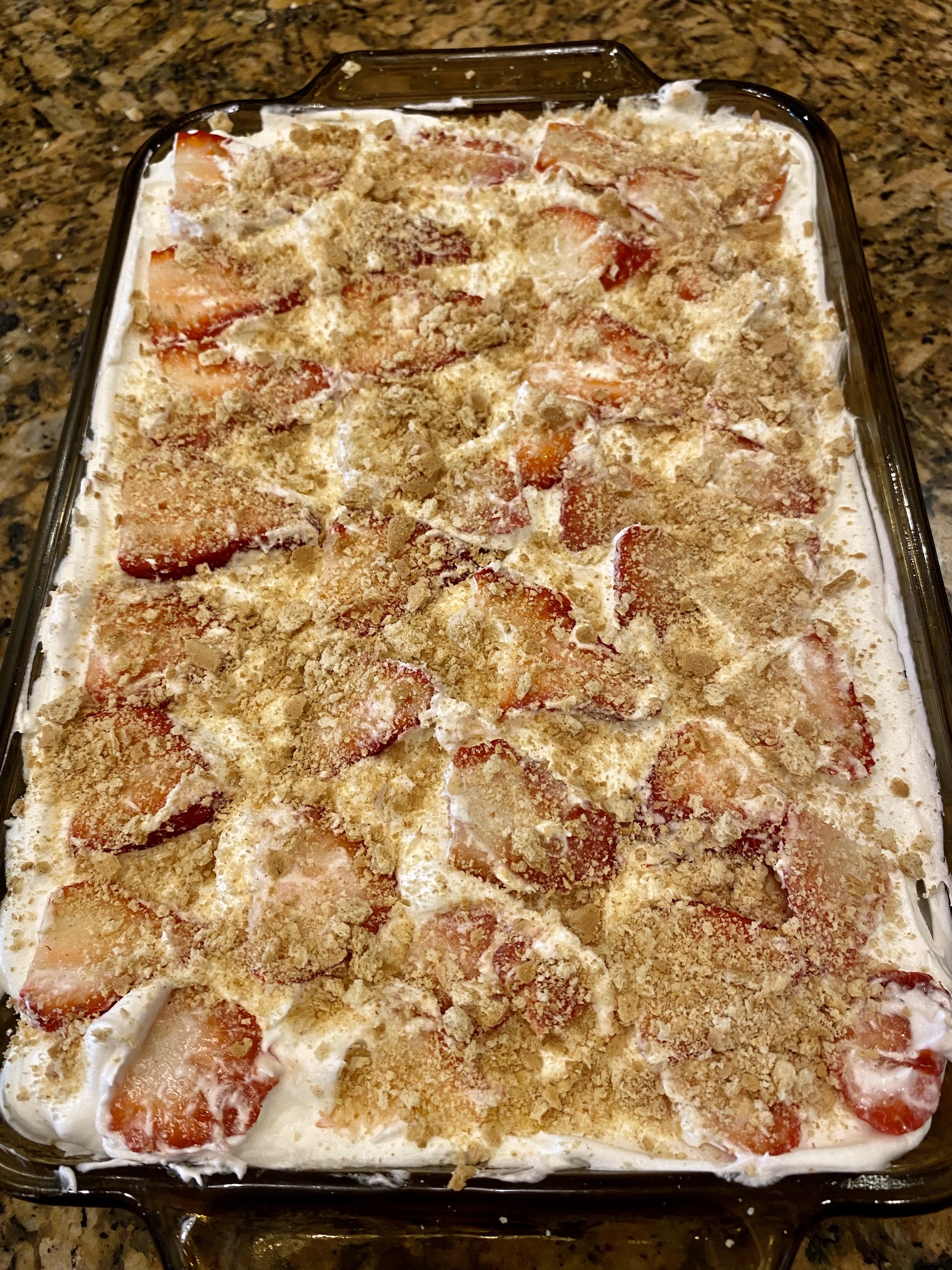 no bake strawberry icebox cake