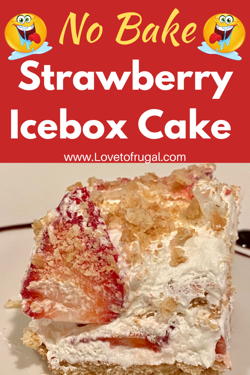 no bake strawberry icebox cake