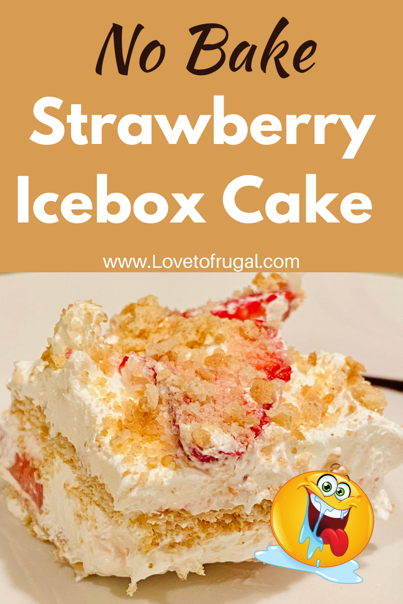 no bake strawberry icebox cake