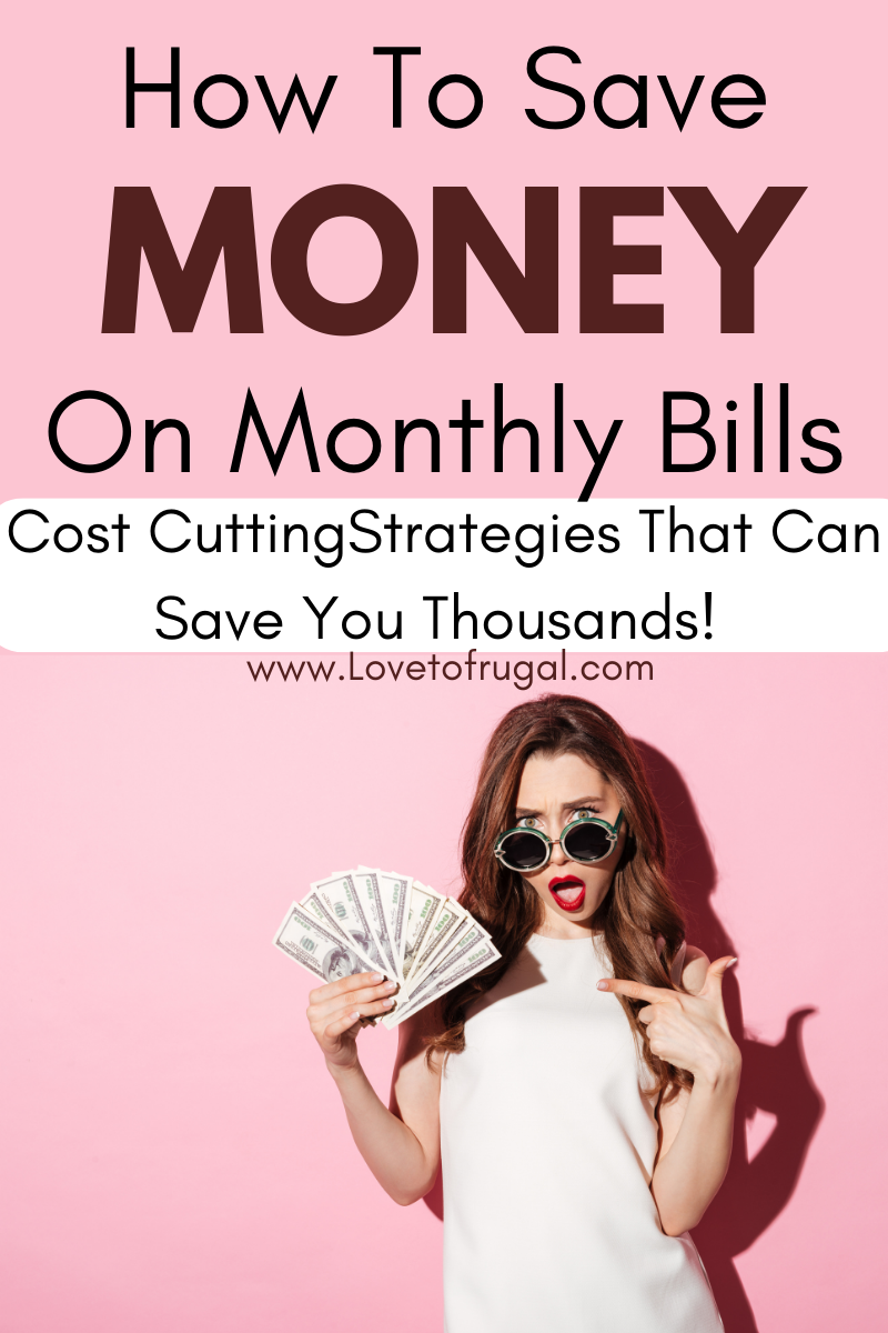 Saving money on monthly bills