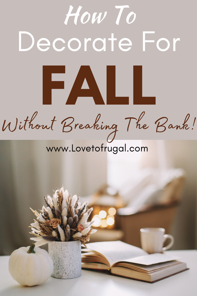 fall decorating ideas on a budget