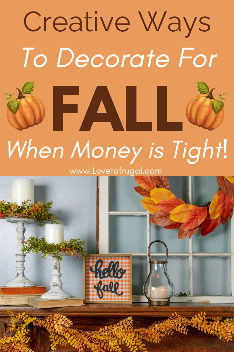 fall decorating ideas on a budget