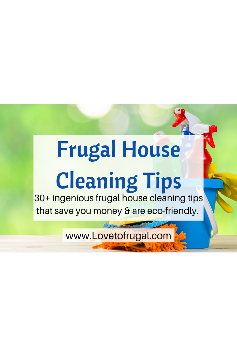 Frugal House Cleaning Tips