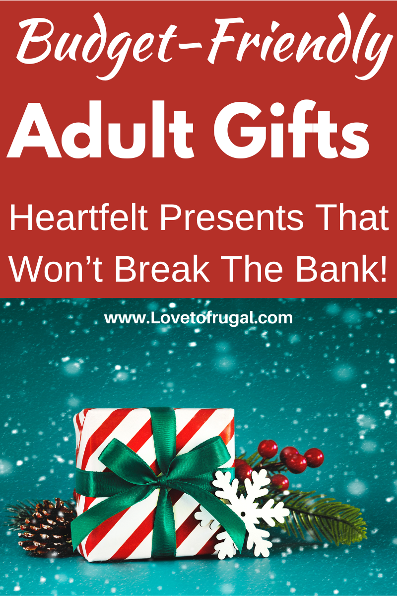frugal adult gift ideas