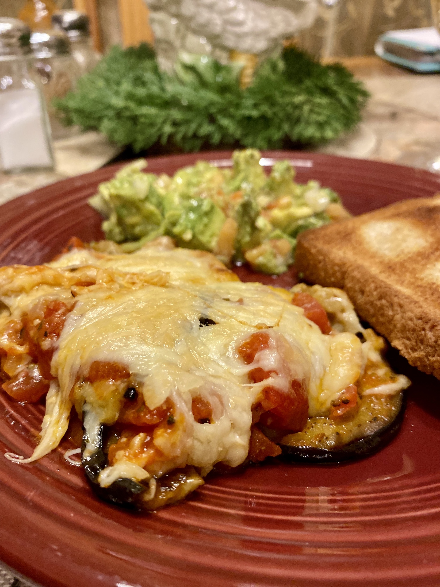 Healthy Eggplant Parmesan