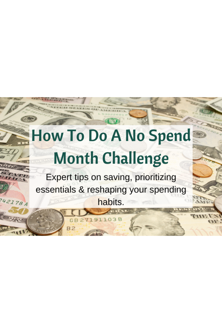 no spend month challenge