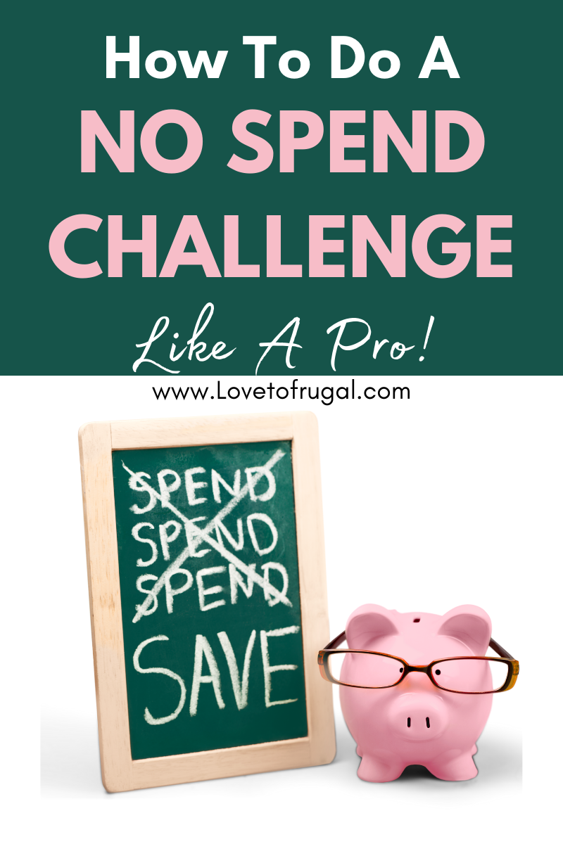 no spend month challenge