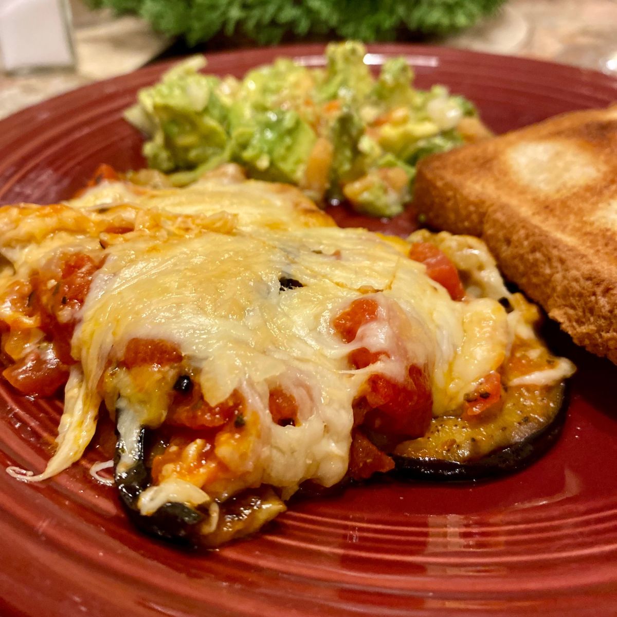 Healthy Eggplant Parmesan