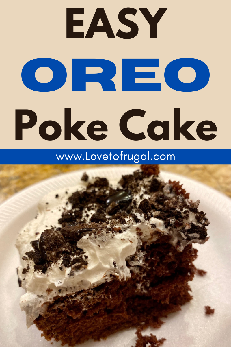 oreo poke cake