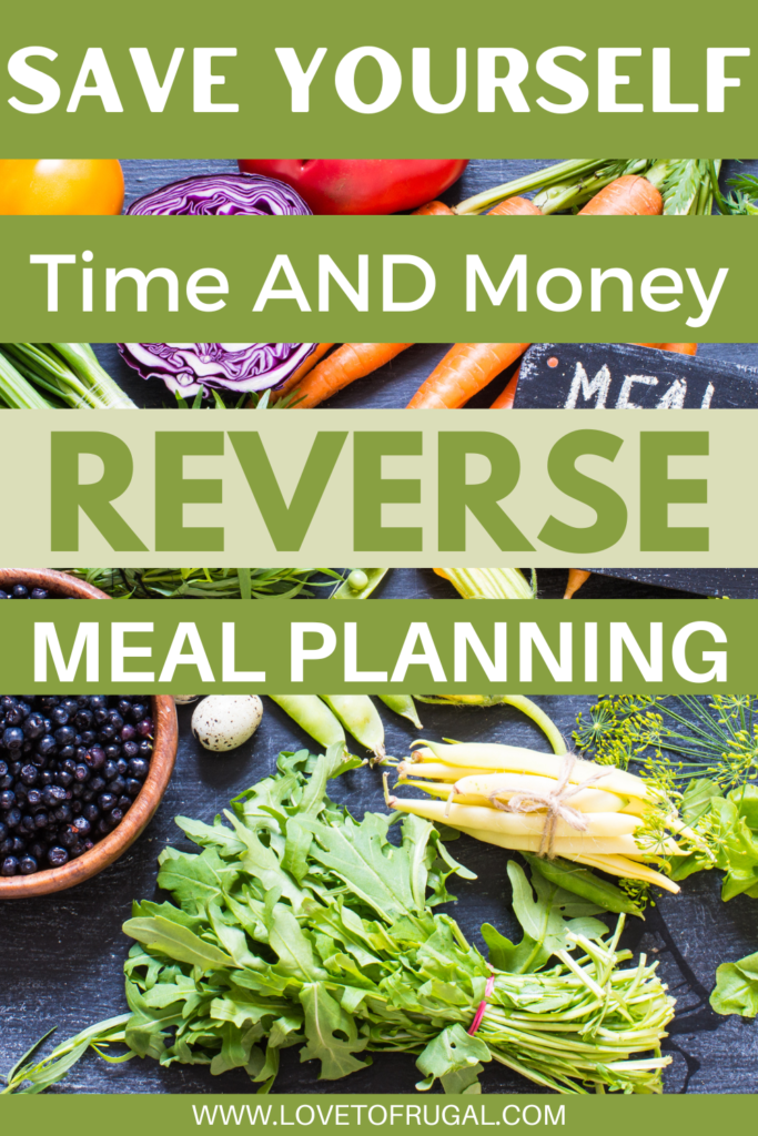 reverse meal planning pin