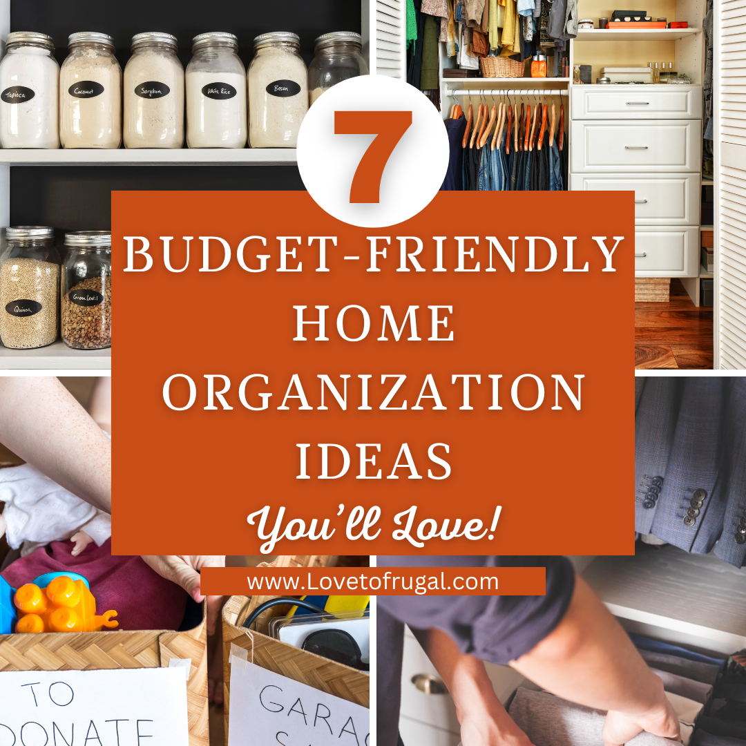 Snapshot of Budget Friendly Sustainable Home Organization