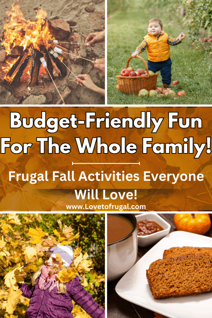 frugal fall activities for families pin