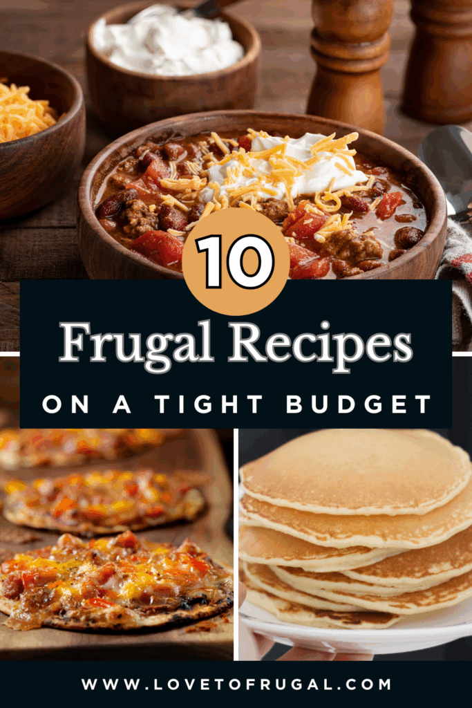 meals you can make with almost nothing pin