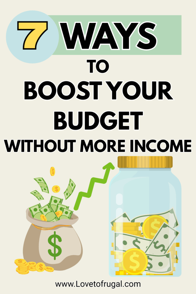 Boost your budget without more income Pin