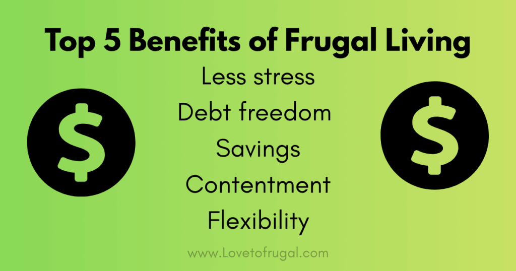 benefits of frugal living meme